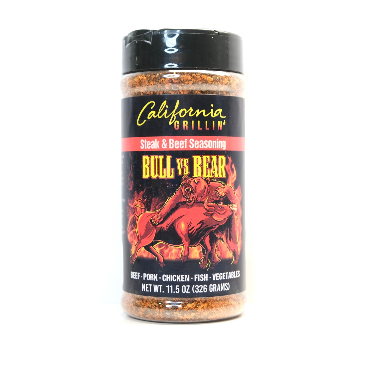 California Grillin Bull vs Bear Steak & Beef Seasoning