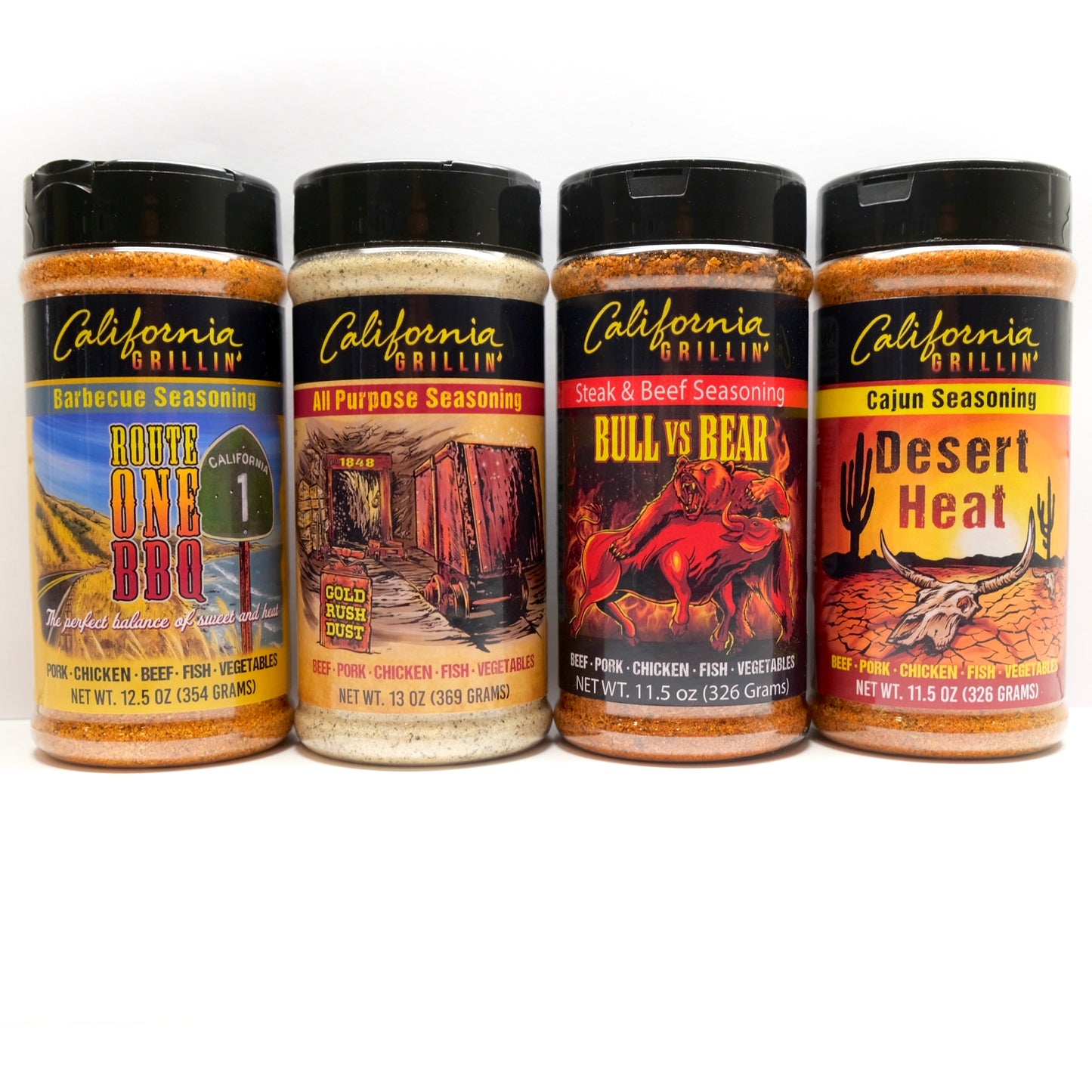 California Grillin Seasoning Collection 4 pack